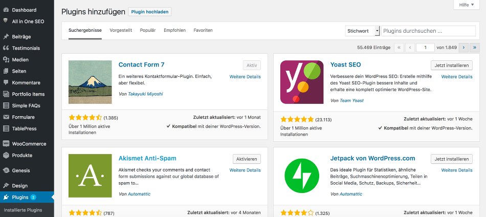 Bild zu Plugins Löschen und Installieren - Tutorial